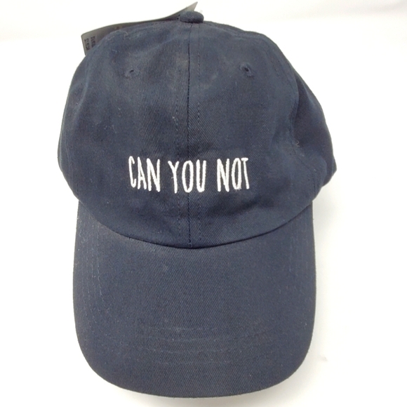 NWT TORRID BLACK SASSY "CAN YOU NOT" BOW TIE BASEBALL HAT WOMEN OS 100% COTTON - Picture 1 of 12
